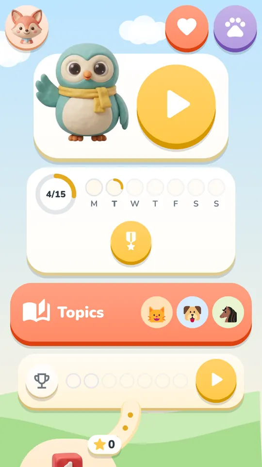 Activity: Home screen